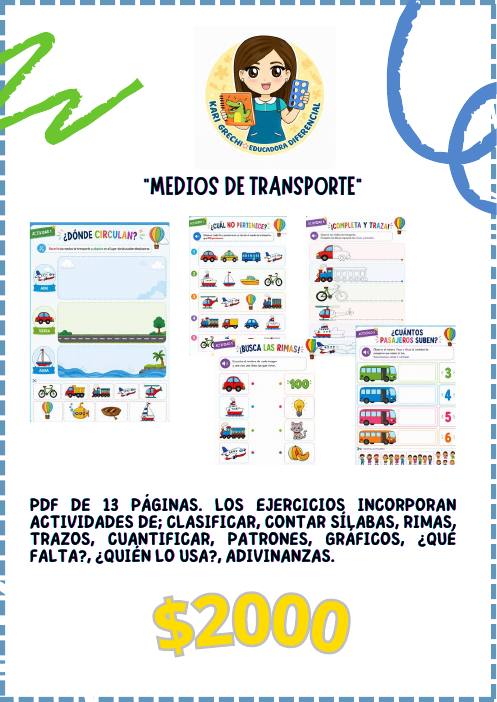 Ficha del catálogo: Medios de transporte