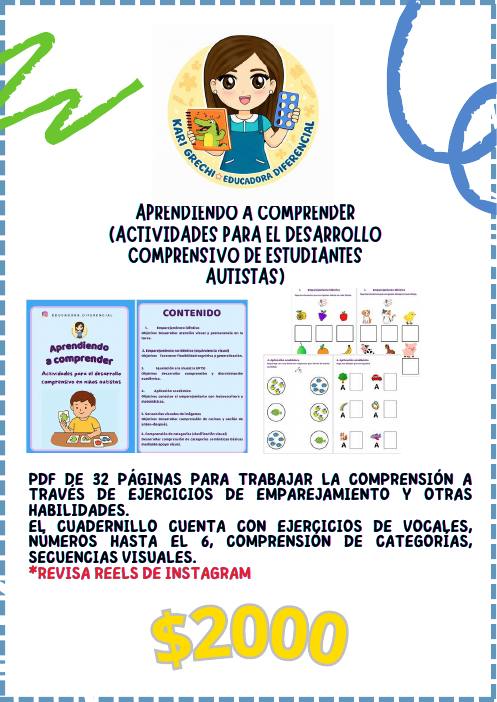 Ficha del catálogo: Aprendiendo a comprender