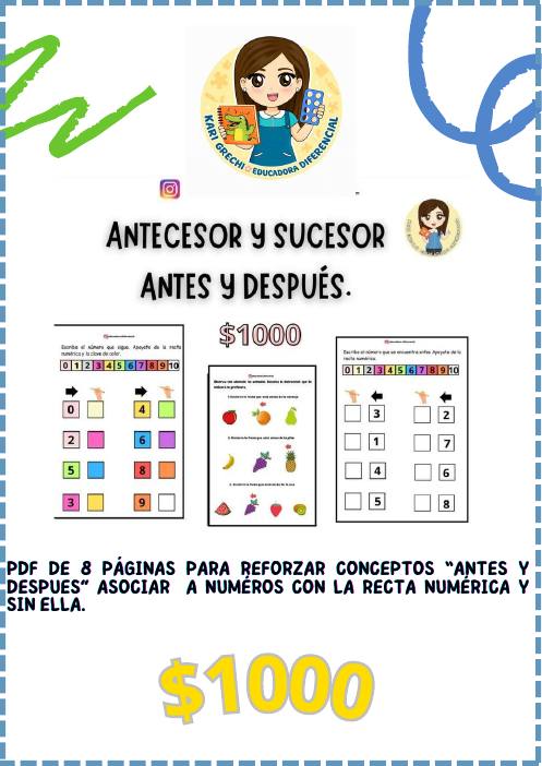 Ficha del catálogo: Antecesor y sucesor: antes y después